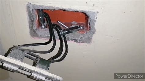 broken ear in plastic junction box|broken electrical box screw hole.